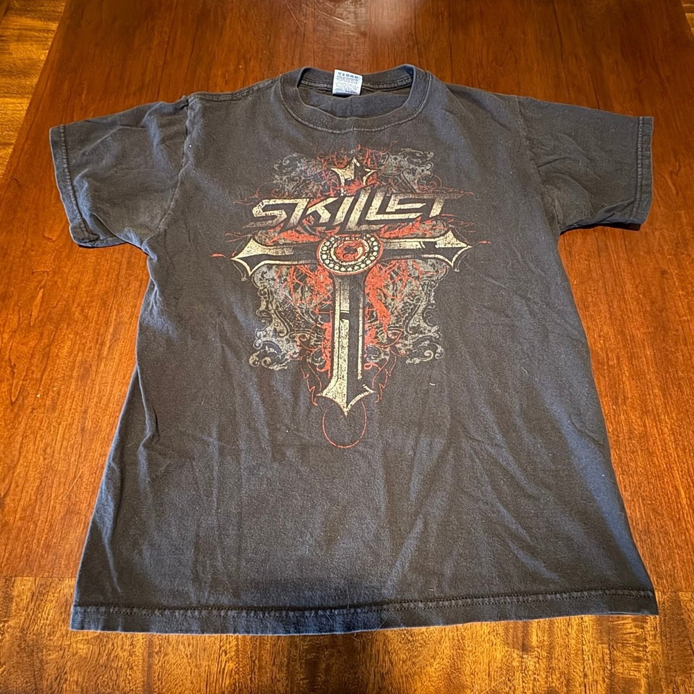Skillet Cross Graphic Shirt Christian Rock Band Tee